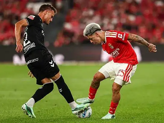 Prestianni anotó para Benfica.