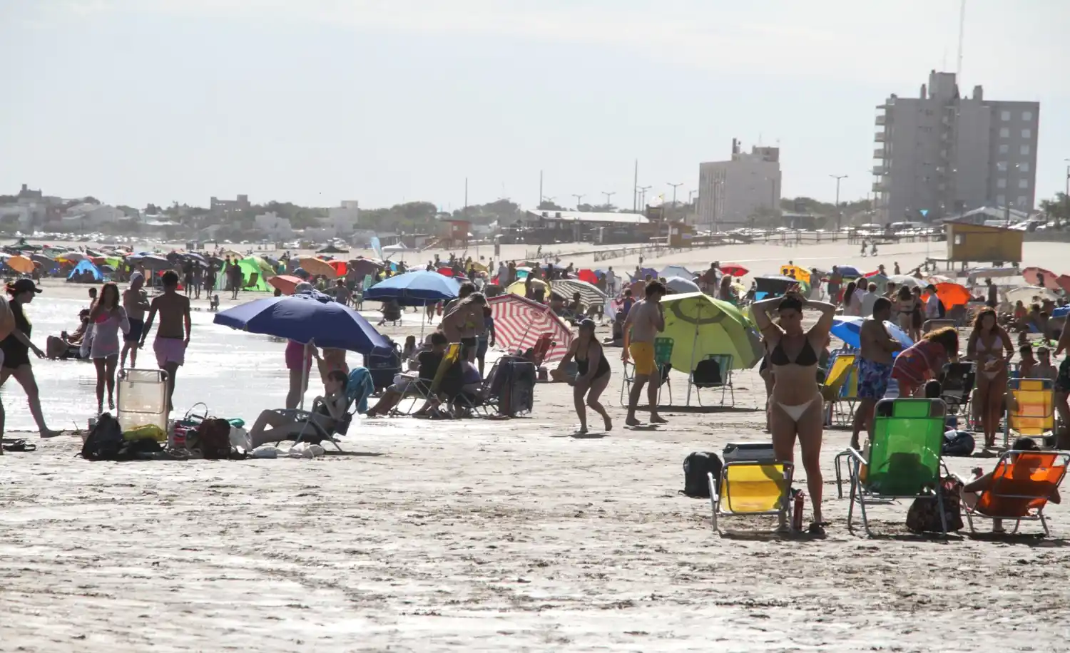 Sábado ideal de playa en Claromecó