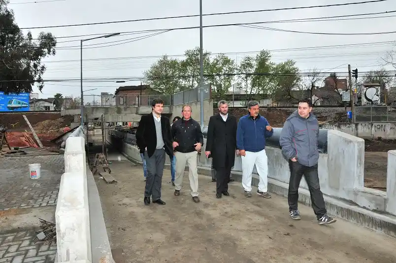 Lucas Ghi supervisó obras de infraestructura en Morón