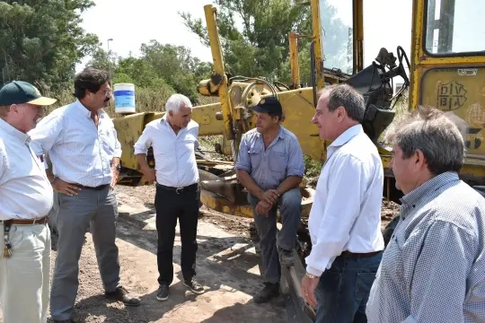 Sarquis anunció la reparación de la exruta 54, en Brandsen