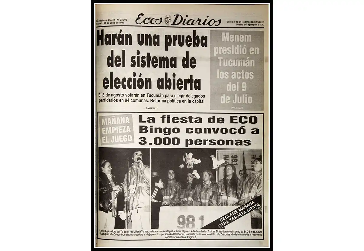 Domingo 10 de julio de 1993