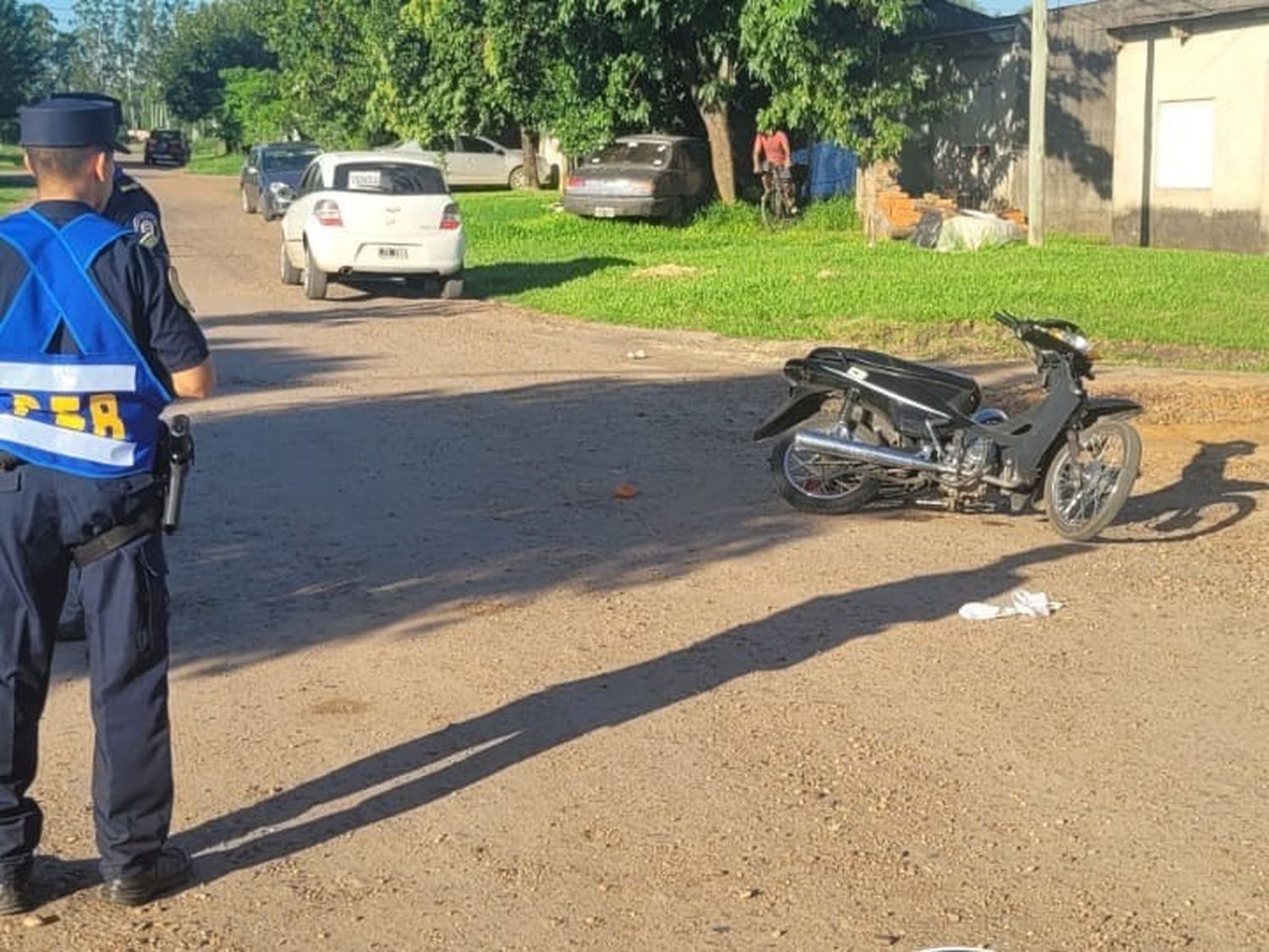 San Salvador: Motociclista herido tras un accidente de tránsito