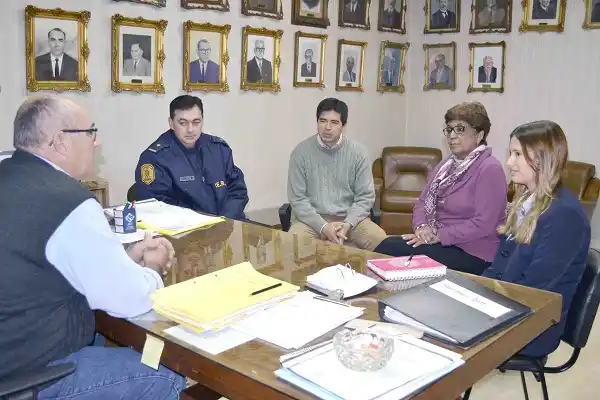 La nueva Intendente de Gilbert visitó Urdinarrain para informarse sobre seguridad vial