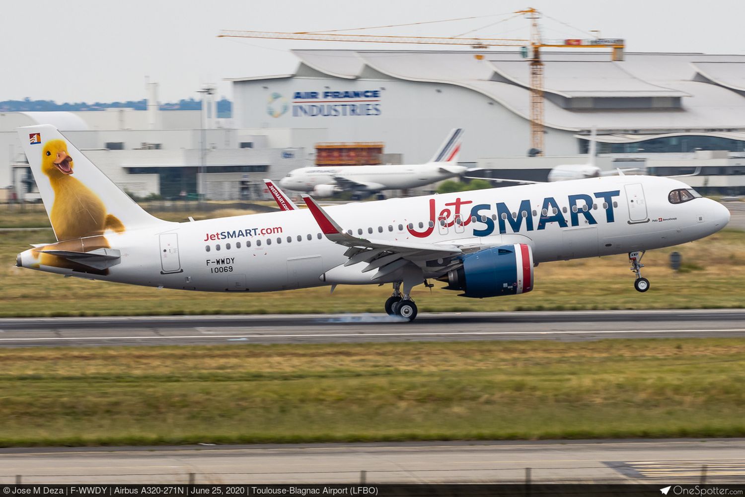 El séptimo Airbus A320neo de JetSMART realiza su vuelo de entrega