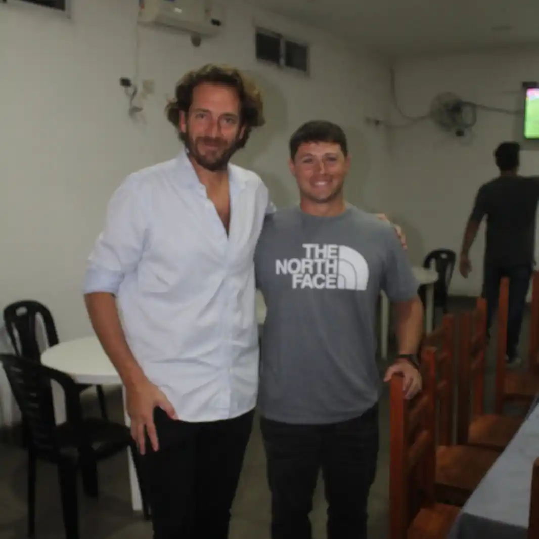 Agustín Herrero próximo Presidente de Sportiva con Mateo Dorregaray  (Saliente)