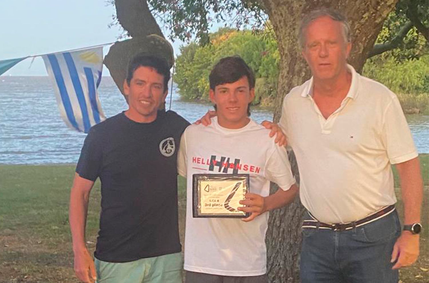 Franco Sánchez logró el tercer puesto en el Campeonato Sudamericano ILCA 4