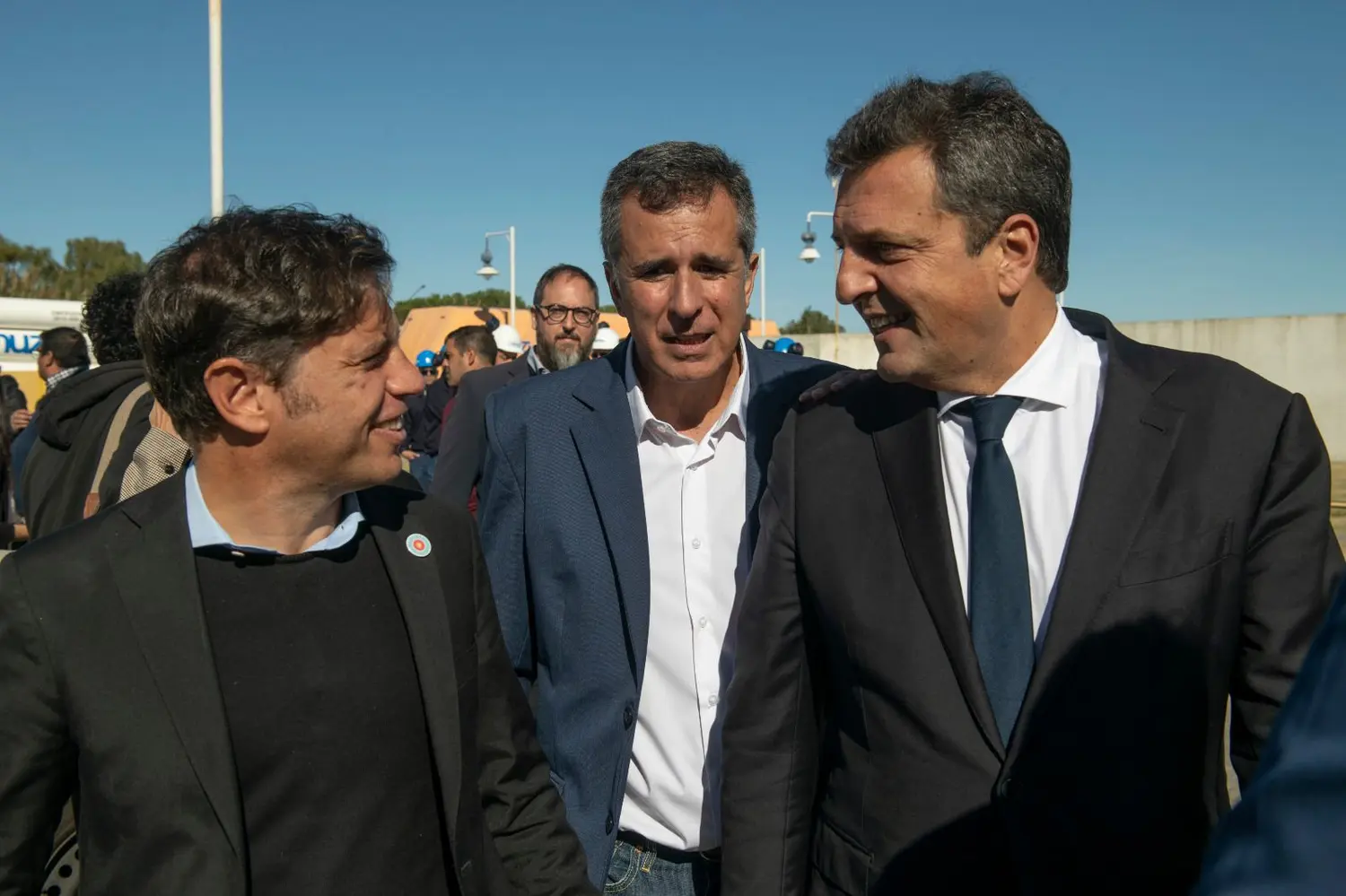 Massa y Kicillof inauguraron el Gasoducto América que abastecerá a los vecinos de la zona