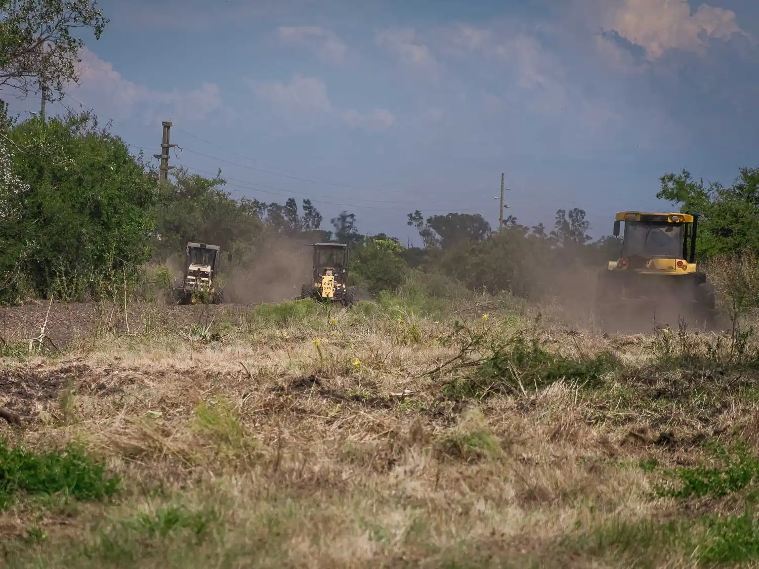Arroceros a favor y en contra de Vialidad previo a la salida de la producción