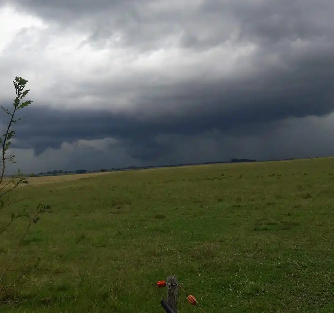 Hay alerta por tormentas fuertes para una zona de Entre Ríos