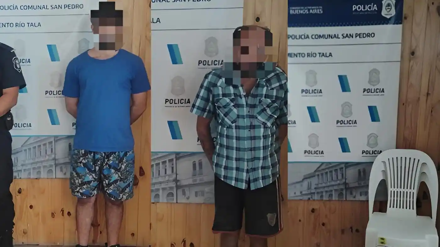 Ambos hombres fueron aprehendidos.