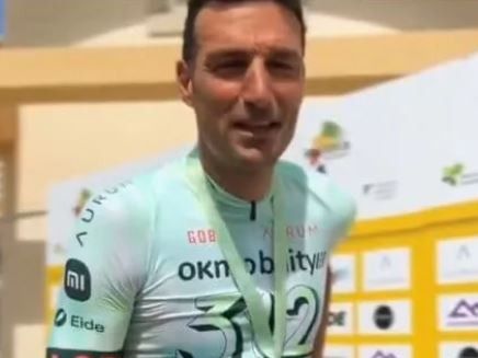 Lionel Scaloni terminó entre los primeros 20 en una importante competencia en Mallorca y recibió medalla
