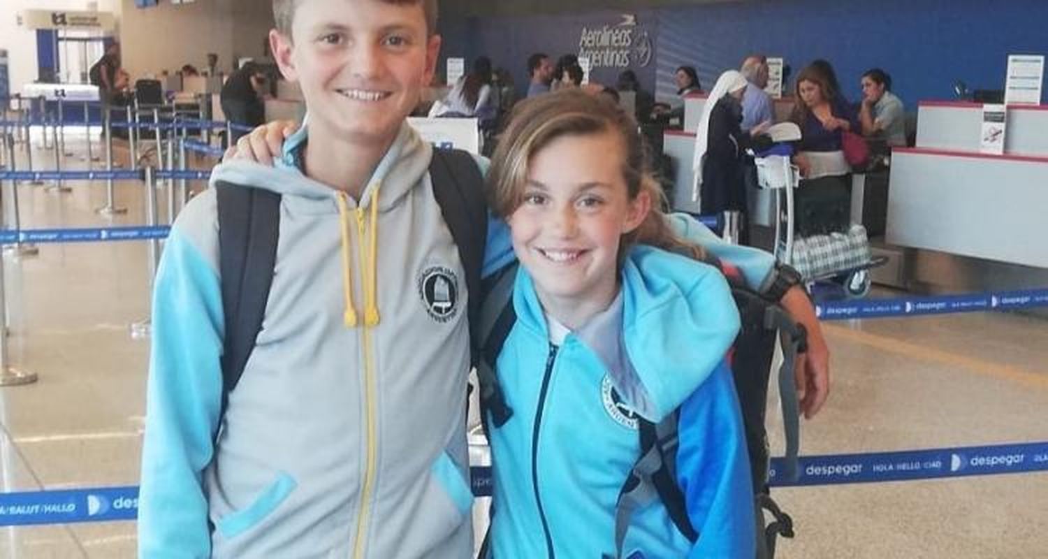 En Perú, Delfina Kuttel y Francisco Gómez participan de una Clínica de Optimist