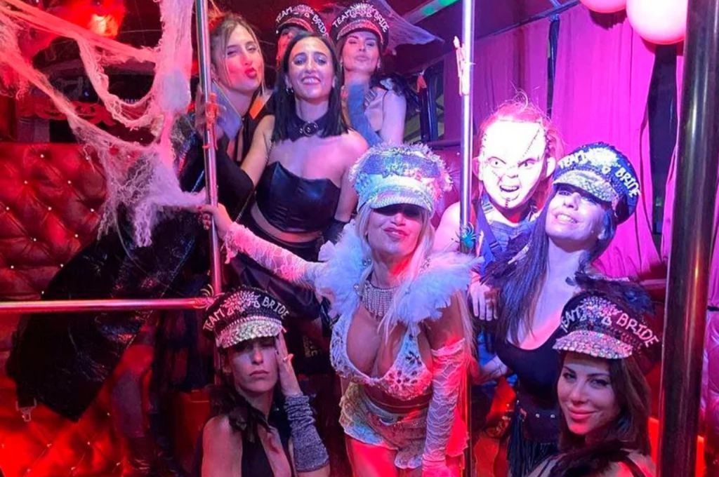 La sexy y divertida despedida de soltera de Florencia Peña
