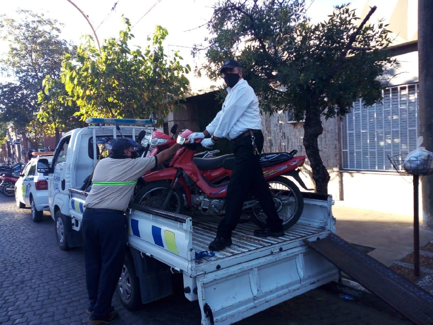 Secuestraron motos y labraron actas por falta de barbijo