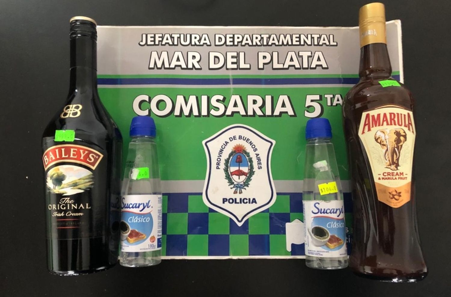 Para endulzar la cuarentena: la detuvieron por robar licor y edulcorantes