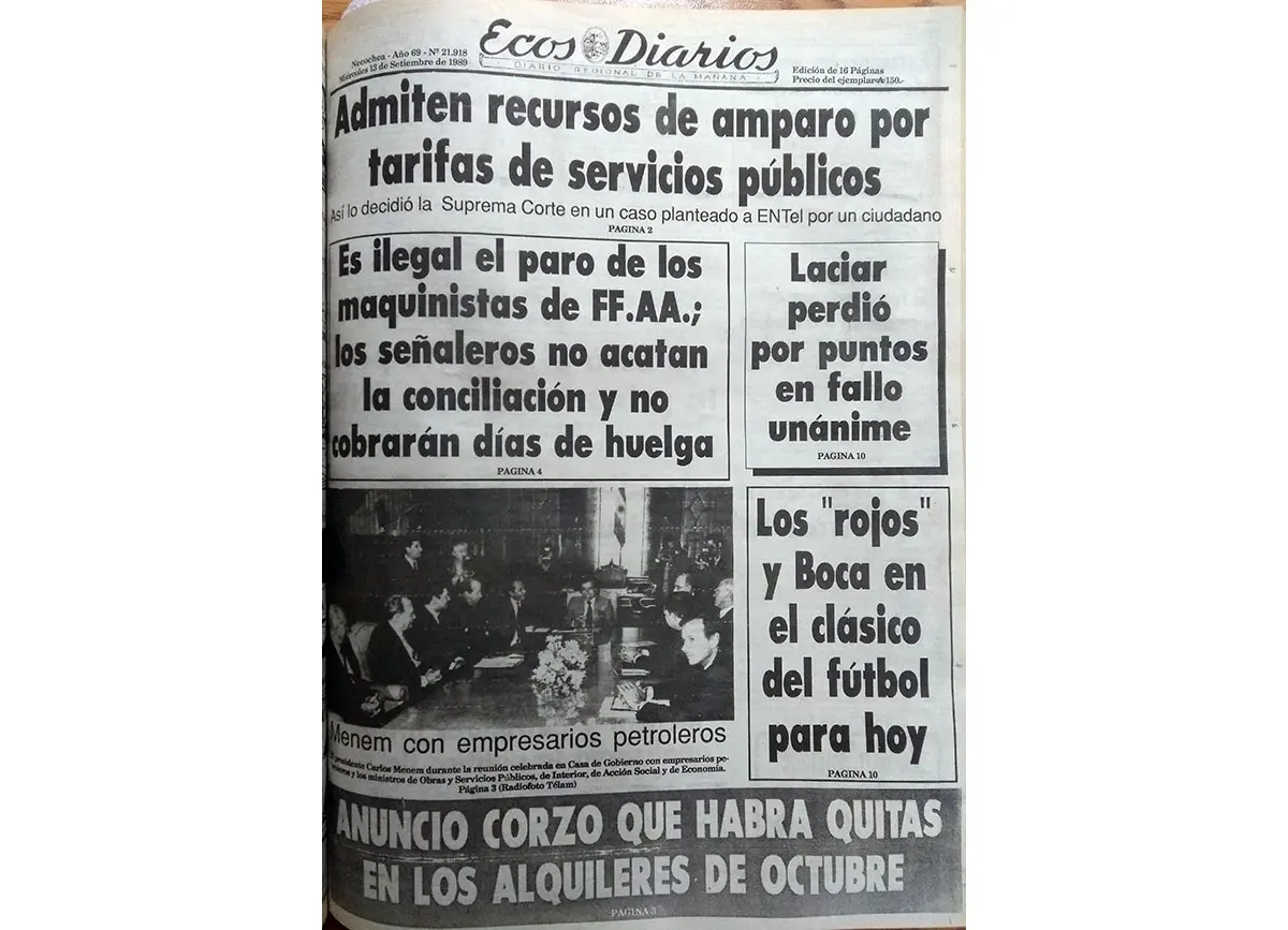 Miércoles 13 de septiembre de 1989