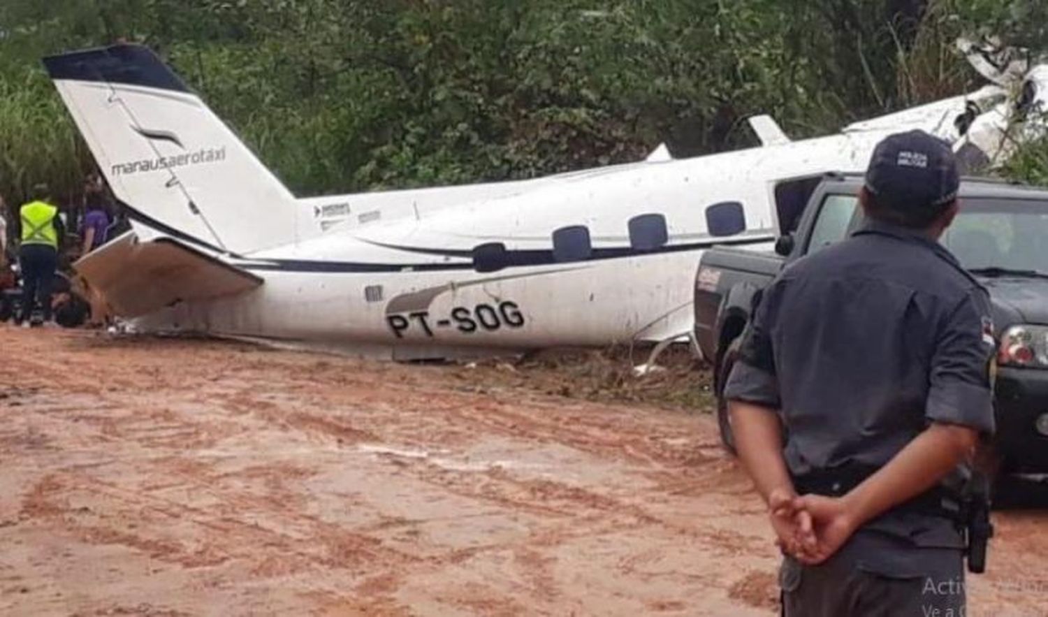 Se trataba de un avión ligero modelo Embraer EMB-110 "Bandeirante" turbohélice, con capacidad para 18 pasajeros. Foto: gentileza