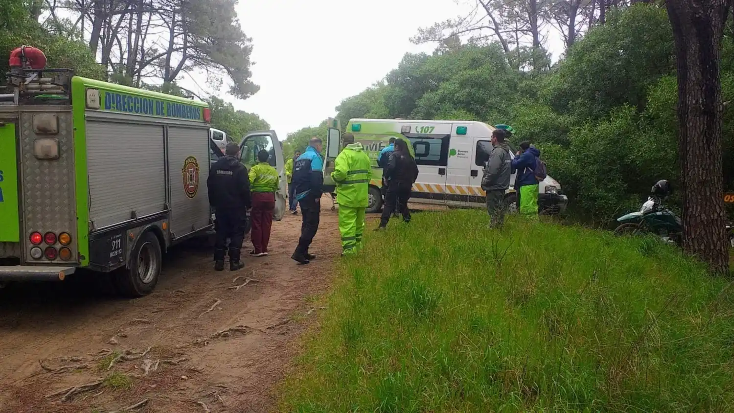 En el interior del Parque Lillo, fue encontrado el hombre que era buscado por las fuerzas de seguridad