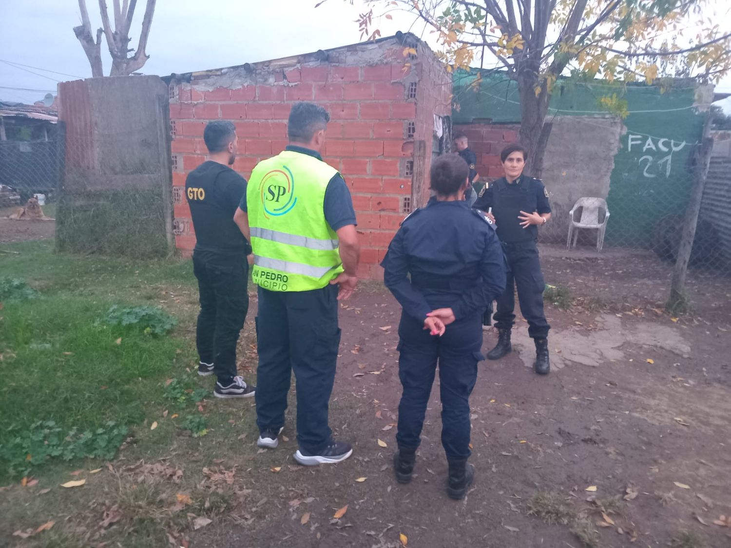 Allanamiento en una vivienda de calle Cruz Roja: secuestraron un parlante