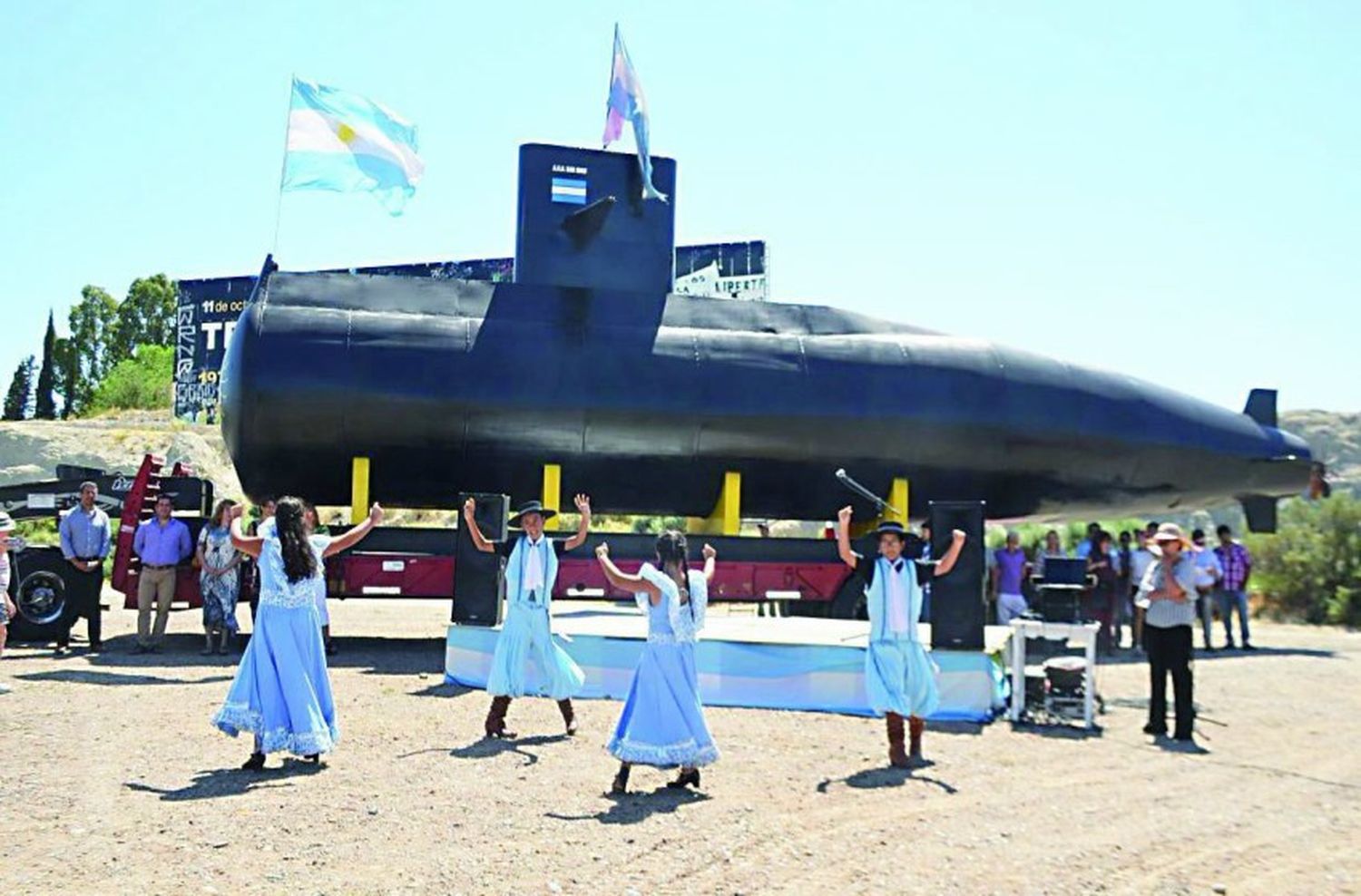 Una réplica del ARA San Juan recorrerá el país