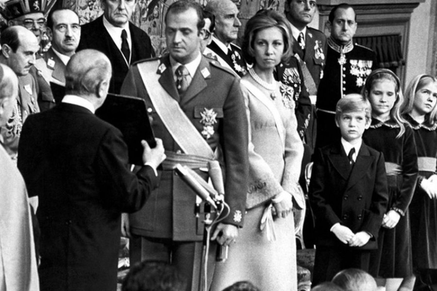 Proclamación del Rey Juan Carlos en noviembre de 1975