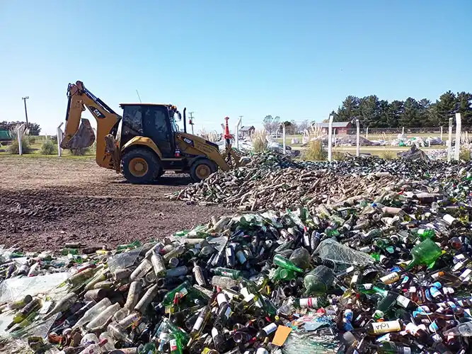 Se recuperaron 39 toneladas de vidrio y 10 de papel en Lobería
