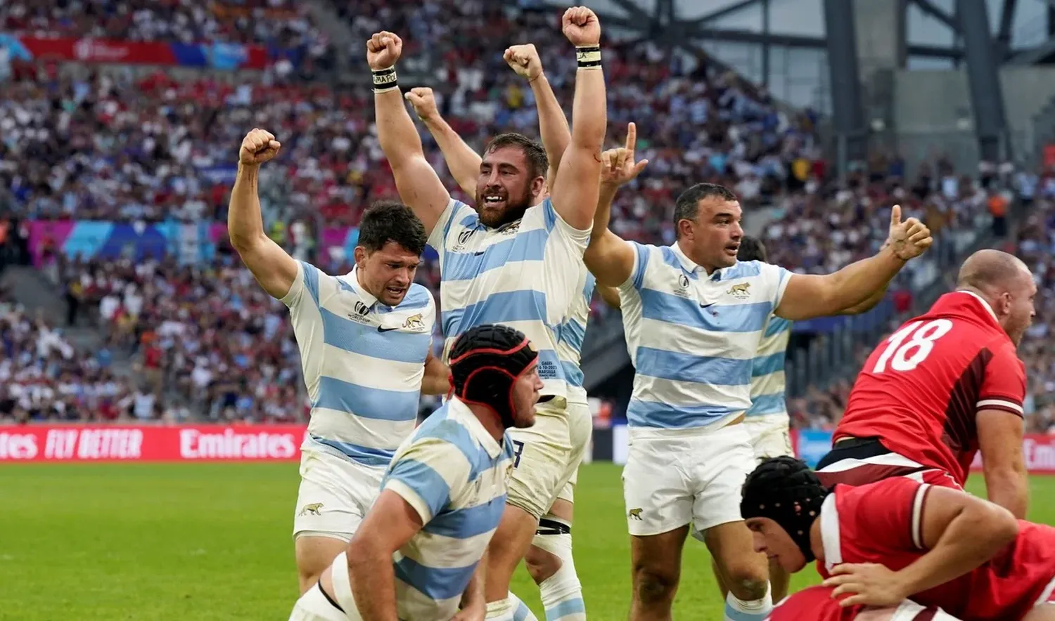 Con Bruni en cancha, Los Pumas hicieron historia y enfrentaran a los All Blacks en semifinales