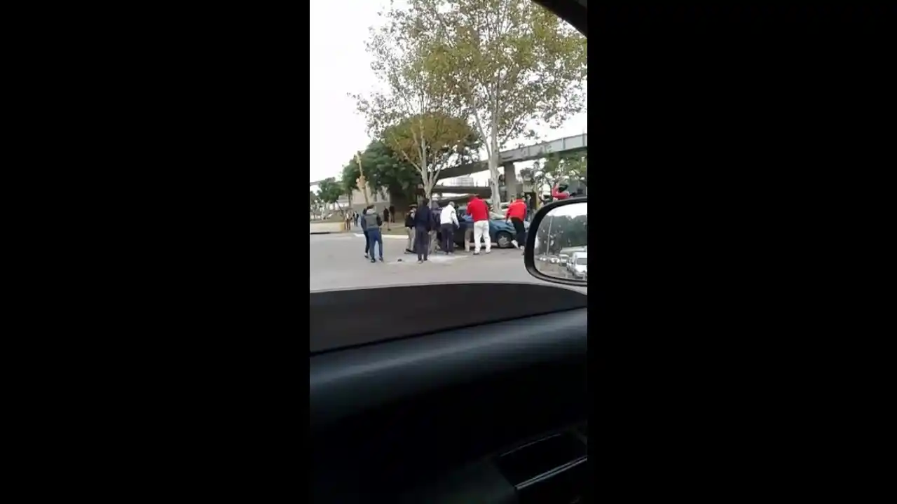 Violento accidente en la zona del puerto