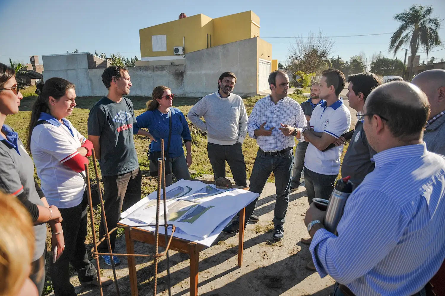 Nueva Santa Fe tiene desagües y una plaza nueva