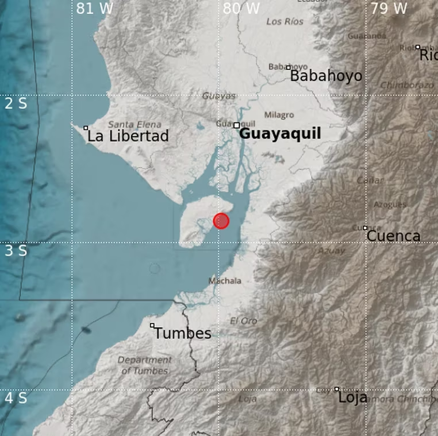 Un sismo de magnitud 6,8 sacudió el sur de Ecuador: al menos cuatro muertos