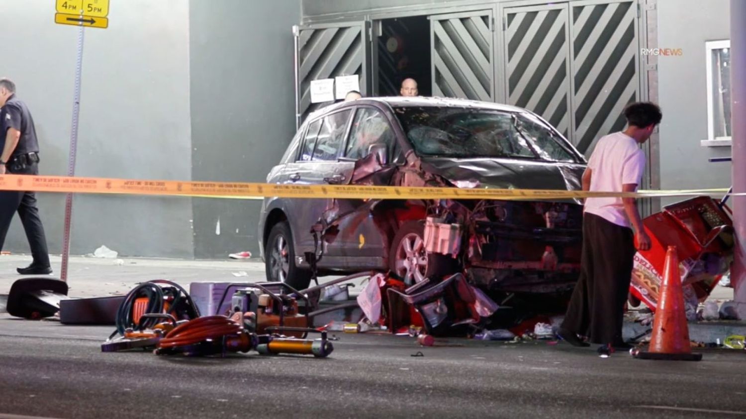Atropello en Los Ángeles, 28 personas heridas.