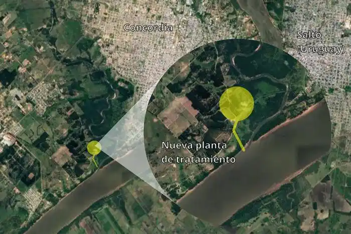 Construcción de la Planta de Efluentes Cloacales de Concordia