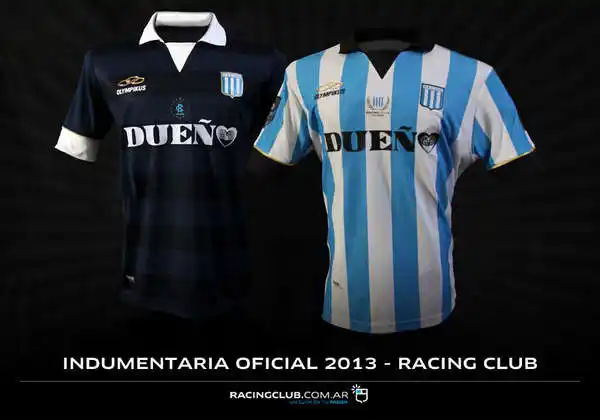 Racing presentó su camiseta modelo 2013