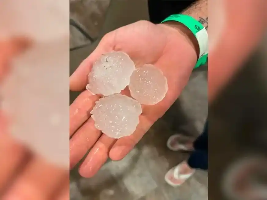 Varias localidades cordobesas fueron sorprendidas por el granizo.