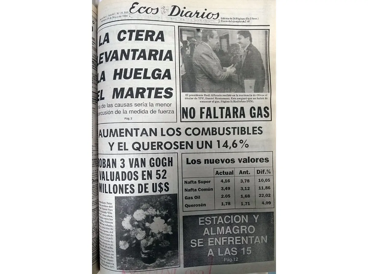 Sábado 21 de mayo de 1988