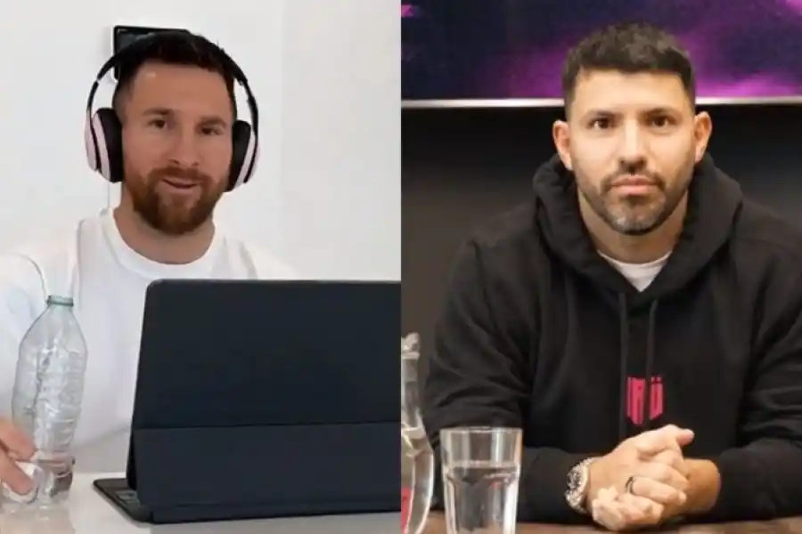 Messi y Agüero vuelven a estar juntos: “Bueno, vamo' a jugar”