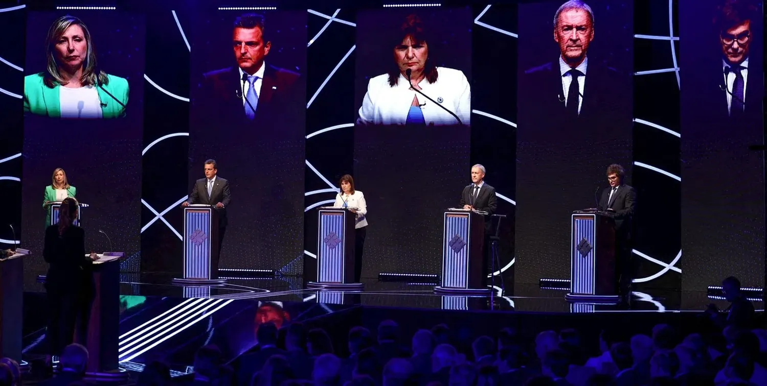 Sin sorpresas: "Nadie sacó un conejo de la galera", dijo Carlos Fara sobre el primer debate presidencial del 1° de octubre. La segunda instancia será e próximo domingo en la UBA. Crédito: Noticias Argentinas