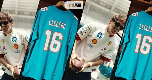 ¡Bomba! Leclerc cambia la F1 por la NFL: su debut en el Hard Rock Stadium