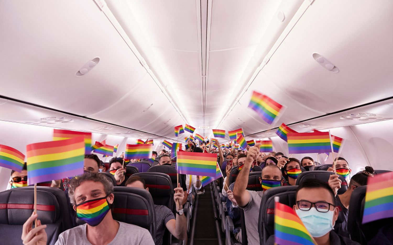 Virgin Australia efectuó su primer Vuelo del Orgullo para la comunidad LGBTQ+