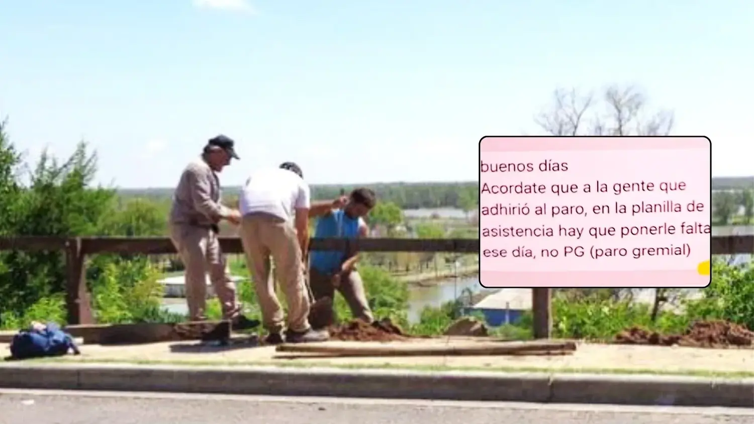 El Departamento Ejecutivo está dispuesto a descontar los días a quienes adhieran al paro.