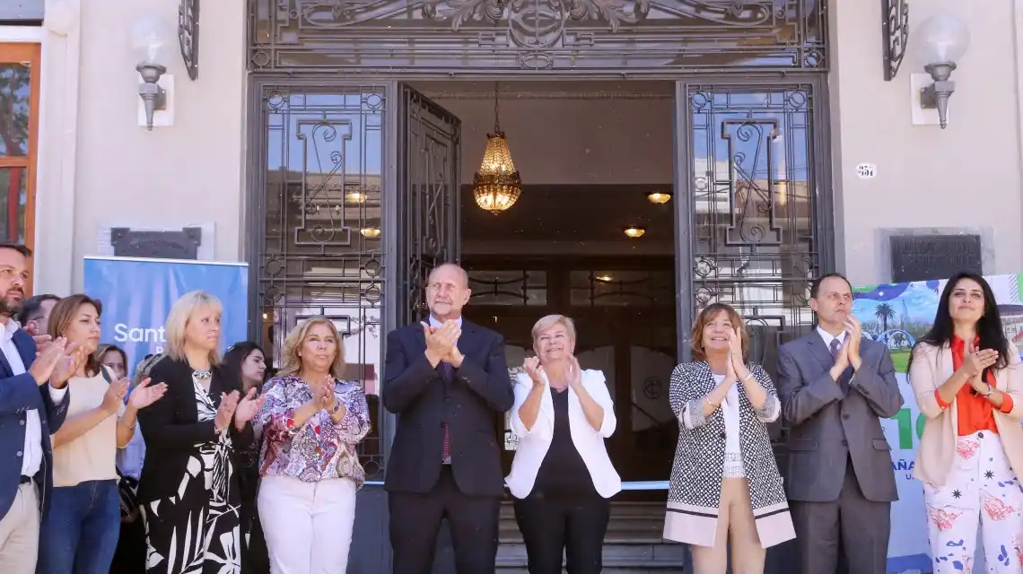 Perotti participó de los actos por los 100 años de Cañada de Gómez