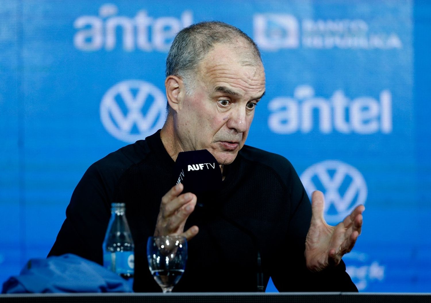 Bielsa, en la presentación ante la prensa.