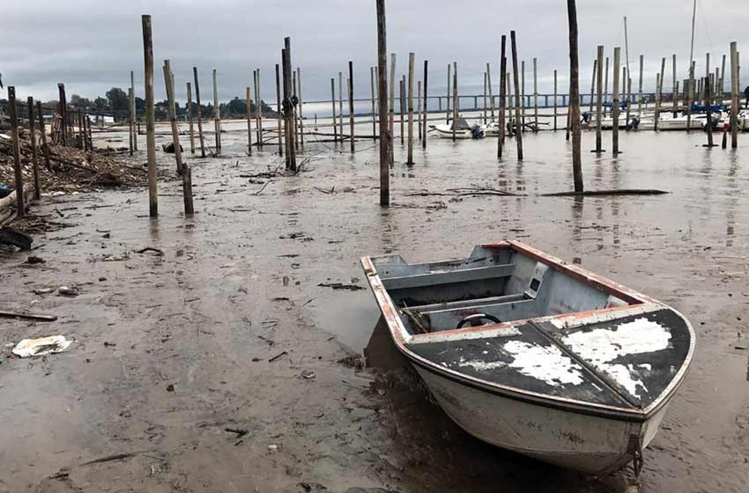 Preocupante: el río Paraná registra una bajante histórica y llegó al metro de altura