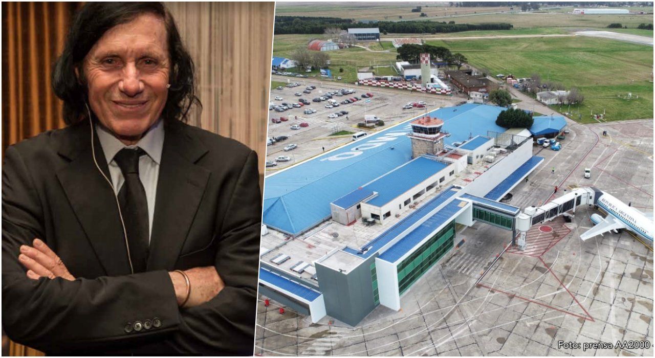 Homenaje a Guillermo Vilas en el aeropuerto de Mar del Plata