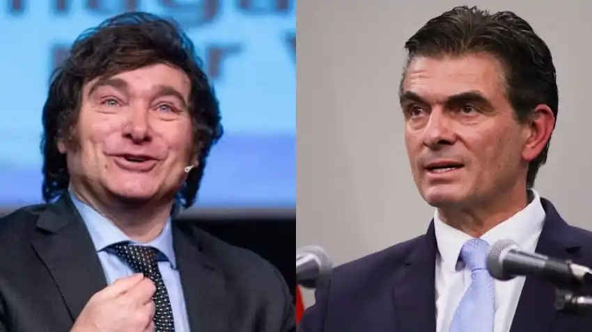 El mandatario argentino celebró el triunfo electoral de Rodrigo Paz.