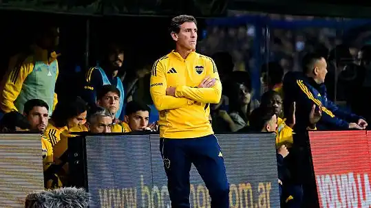 Claudio Úbeda, DT de Boca.