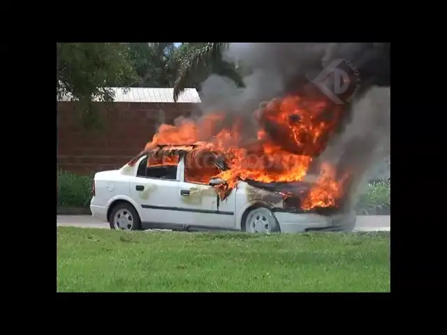 Desperfecto eléctrico e incendio