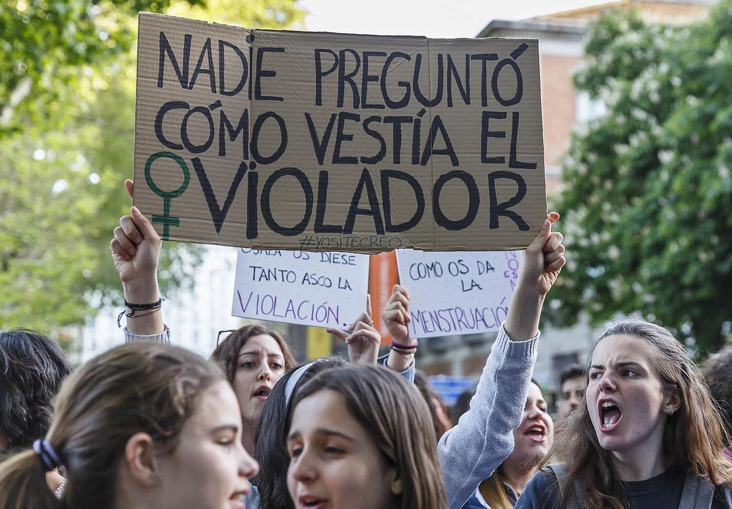 Mujeres visibilizaron la violencia sexual en España.