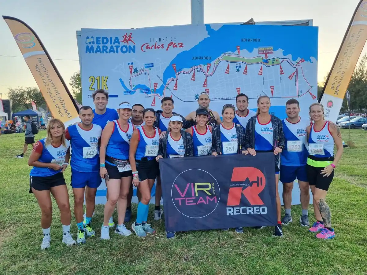 Corrieron la media  maratón de Carlos Paz