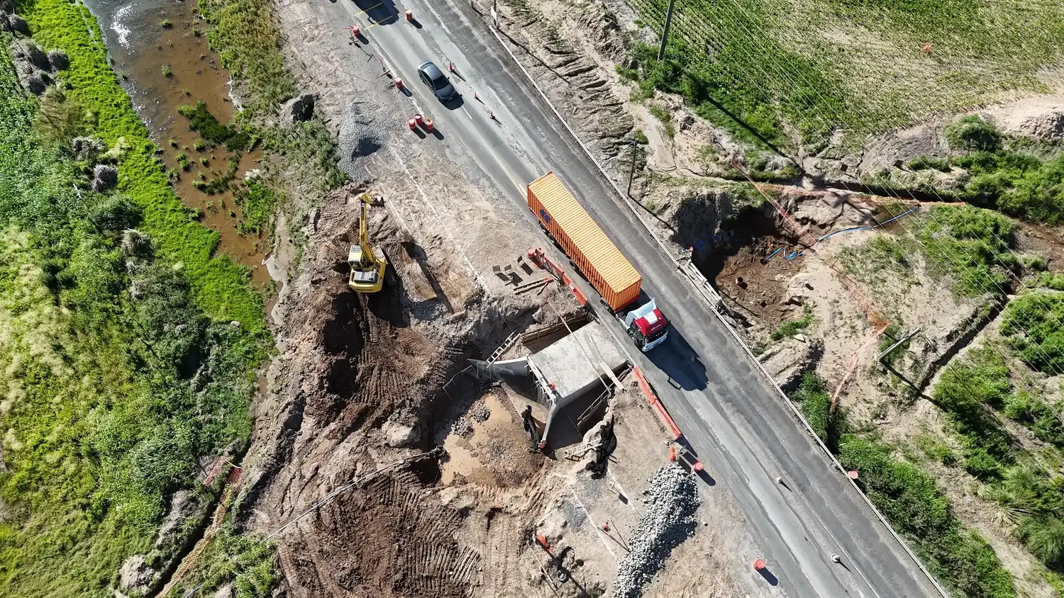 El avance de obra indica un 65% de ejecución